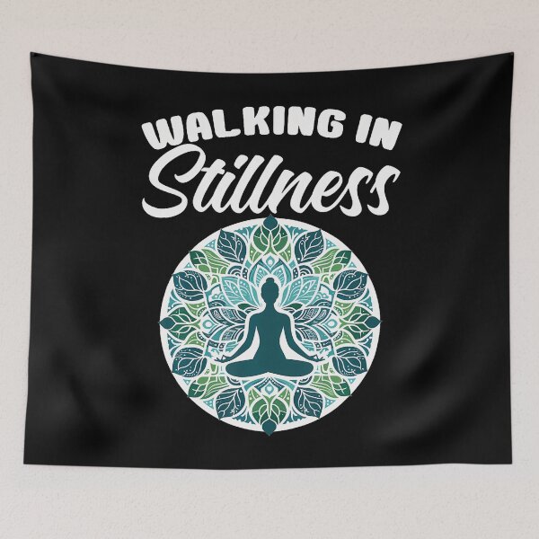 Item preview, Walking In Stillness Meditation Yoga Lovers Instructor Yogi designed and sold by EdithKelly1.