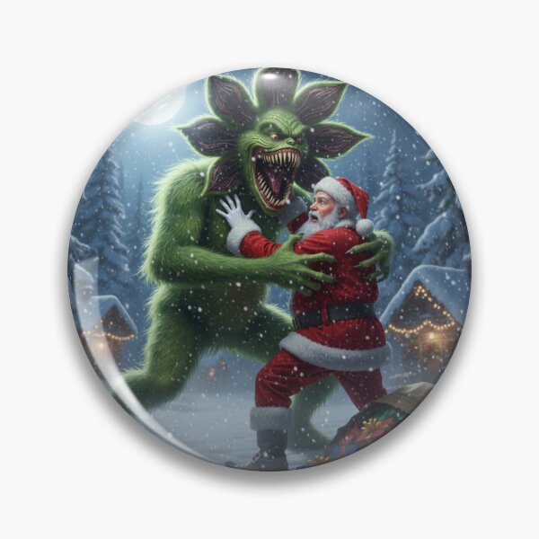 Item preview, demorgrinch attacks Santa Claus designed and sold by keythxctrs.
