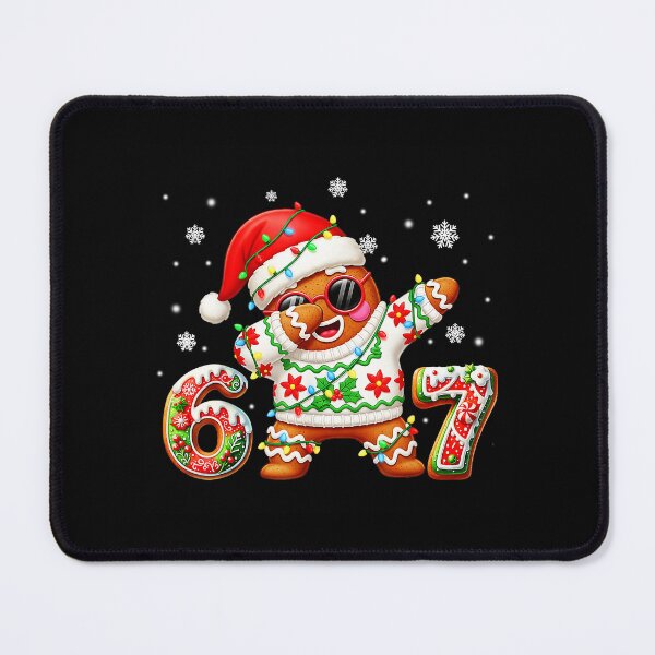 Item preview, Funny Gingerbread Six Seven 67 Ice Cream Drip Christmas   designed and sold by JEFDodsonArt.