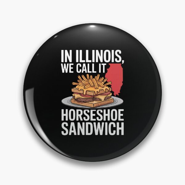 Item preview, Horseshoe Sandwich Design For Illinois Food Lovers designed and sold by JuneLisa1.