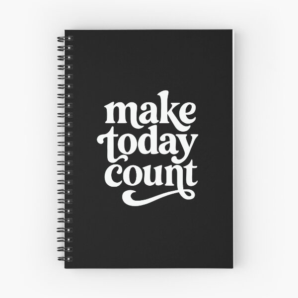 Item preview, Make Today Count Motivational Lettering designed and sold by EdvvinStudios.