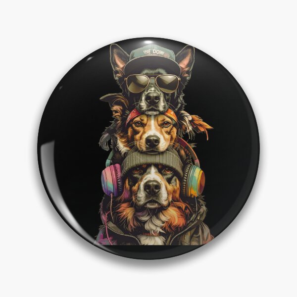 Item preview, The Dog Squad: Hip Hop Crew T-shirt|Art designed and sold by Alicjareign.
