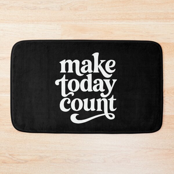 Item preview, Make Today Count Motivational Lettering designed and sold by EdvvinStudios.