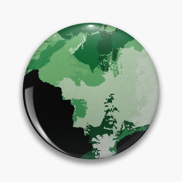 Item preview, Sketching Color Into the Earth - Brazil designed and sold by AceMaps7.