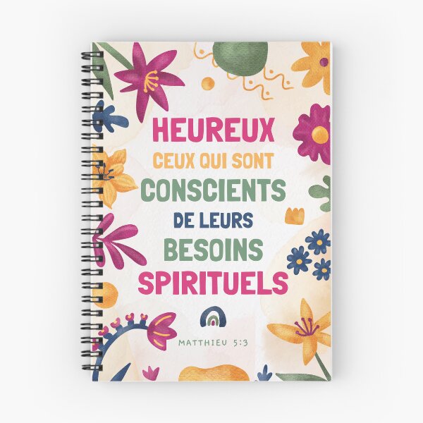 Aperçu de l'œuvre Matthieu 5:3 - Heureux ceux qui sont conscients de leurs besoins spirituels créée et vendue par LiliGalerie.