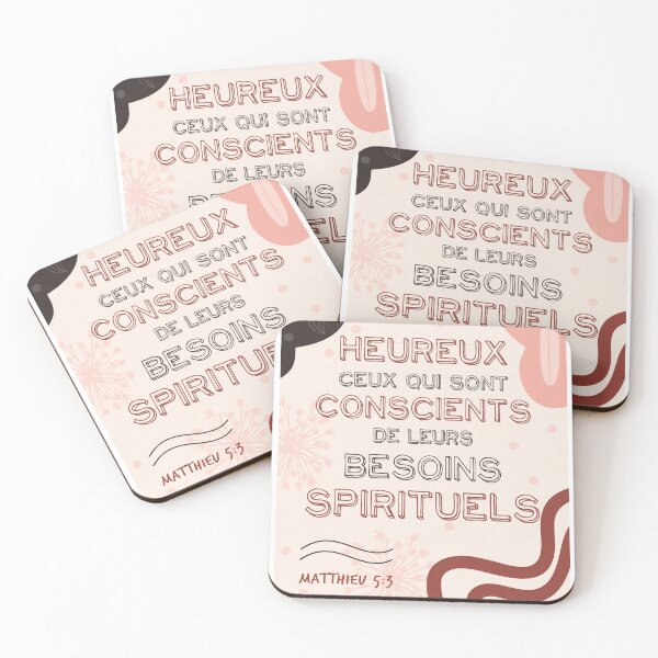 Item preview, Matthew 5:3 - Blessed are those who are conscious of their spiritual needs designed and sold by LiliGalerie.