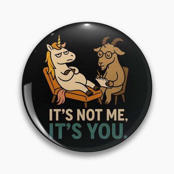 Item preview, Funny Unicorn Therapy Session Cartoon with Goat Therapist. designed and sold by The-T-In-Retro.