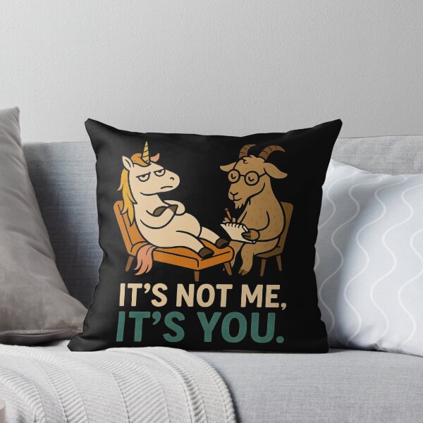 Item preview, Funny Unicorn Therapy Session Cartoon with Goat Therapist. designed and sold by The-T-In-Retro.