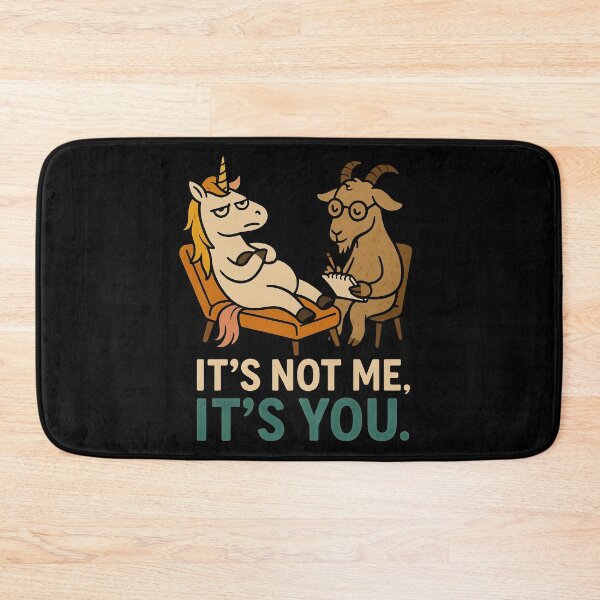 Item preview, Funny Unicorn Therapy Session Cartoon with Goat Therapist. designed and sold by The-T-In-Retro.