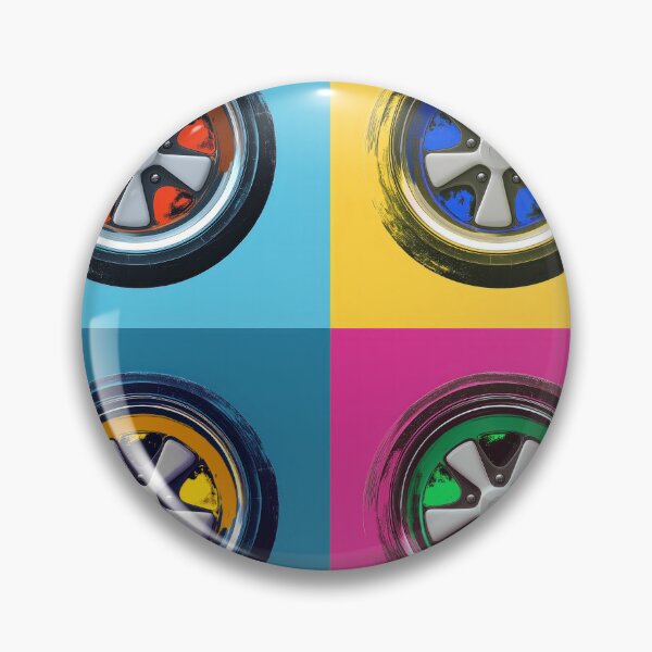 Item preview, Vintage porsche style wheel Worhal Style designed and sold by blackdogshop.