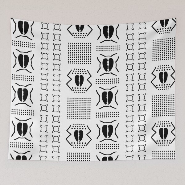 Item preview, African Bogolan Tribal Fabric Pattern designed and sold by Wolagno.