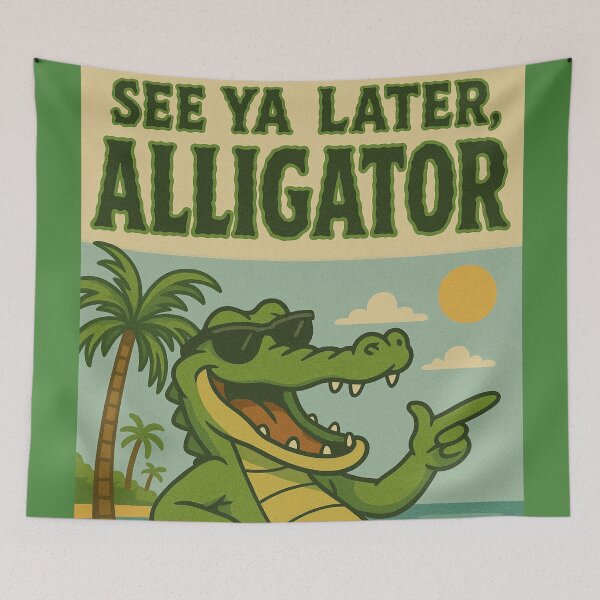 Item preview, See Ya Later, Alligator: Funny, Cute, Meme, Sunny designed and sold by Fantasy Masterpiece.