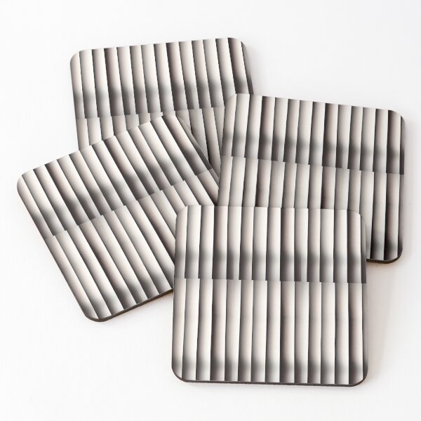 Item preview, Minimalist Abstract Monochrome Lines – Black & White Modern Art designed and sold by RigidFascia.