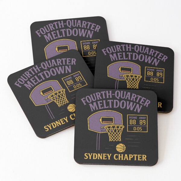 Item preview, Fourth-Quarter Meltdown Club Sydney Basketball Fan designed and sold by POD DYNASTY | Original Print On Demand T-Shirt Graphics.