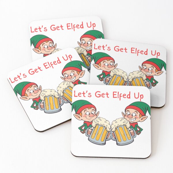Item preview, Let's Get Elfed Up 2 designed and sold by Inappropriate Ink.