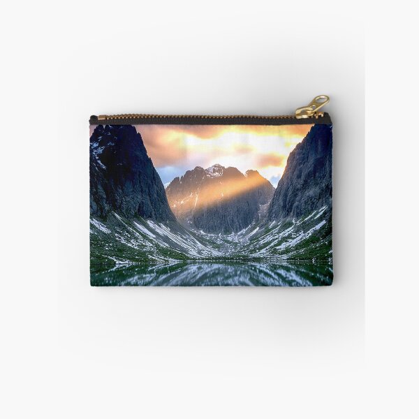 Item preview, Sunrise Rays Over Mountain Lake designed and sold by Exodoi.