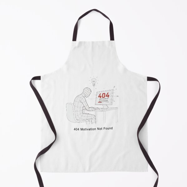 Item preview, 404 Motivation Not Found - Funny Burnout Meme & Stressed Programmer Gift designed and sold by SylwiaPrint.