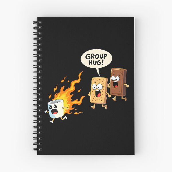 Item preview, Funny Group Hug S'More Marshmallows Graham Cracker Chocolate designed and sold by JuneLisa1.