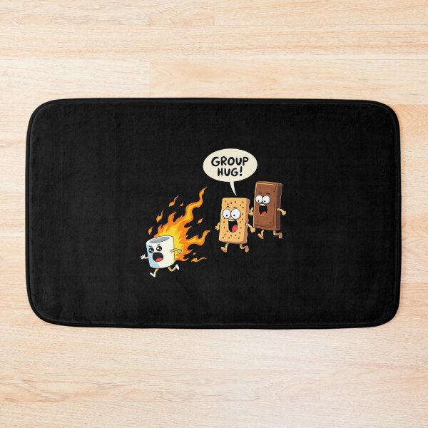 Item preview, Funny Group Hug S'More Marshmallows Graham Cracker Chocolate designed and sold by JuneLisa1.