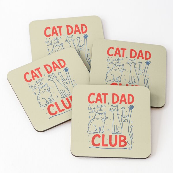 Item preview, Cat Dad Club Life is Better with Cats Father's Day Cat Dad designed and sold by FocusForStars22.