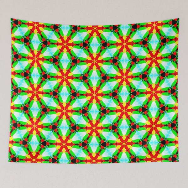 Item preview, Parrot Kaleidoscope Flower Pattern Art designed and sold by RigidFascia.