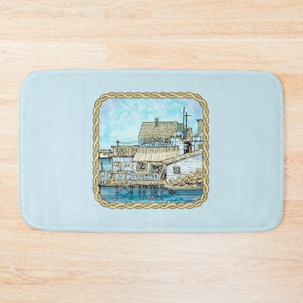 Item preview, Square Wharf Scene designed and sold by artmuvz.