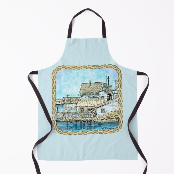 Item preview, Square Wharf Scene designed and sold by artmuvz.