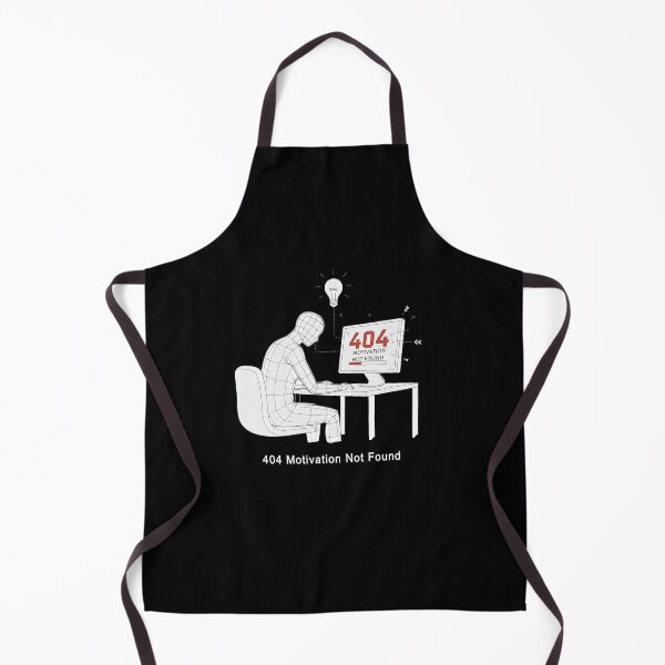 Item preview, 404 Motivation Not Found - Funny Burnout Meme & Stressed Programmer Gift designed and sold by SylwiaPrint.