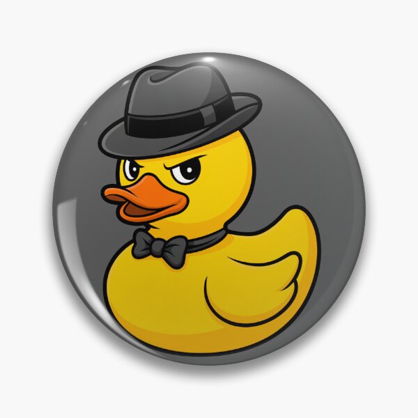 Item preview, Gangster Rubber Duck Mobster Cartoon Design designed and sold by MonkiFlipp.