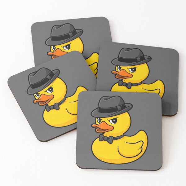 Item preview, Gangster Rubber Duck Mobster Cartoon Design designed and sold by MonkiFlipp.