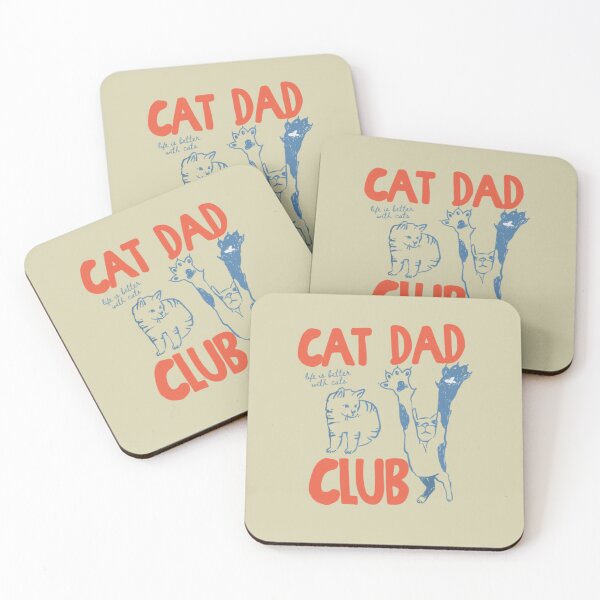 Item preview, Cat Dad Club Life is Better with Cats Father's Day Cat Dad designed and sold by FocusForStars22.