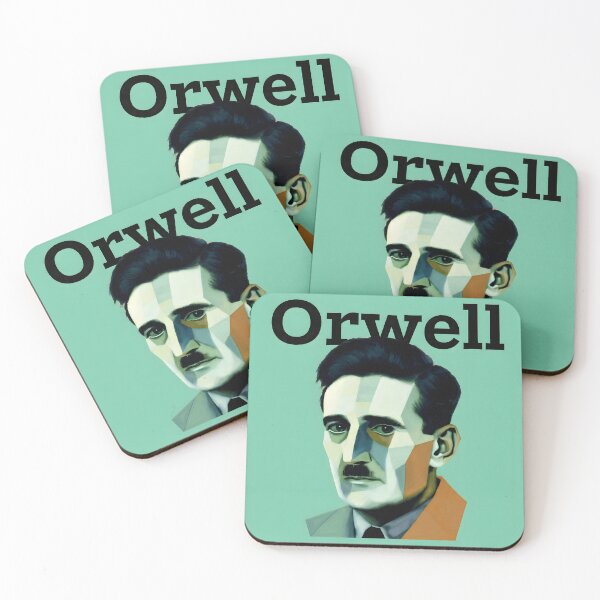 Artikelvorschau, George Orwell – Minimalistische Kunst: Zeitgenössisches Literaturplakatdesign entworfen und verkauft von OzzFrequency.