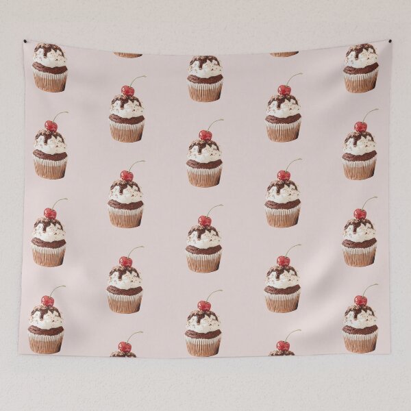 Item preview, Black Forest Cupcake designed and sold by Violet Peonies.