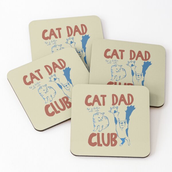 Item preview, Cat Dad Club Life is Better with Cats Father's Day Cat Dad designed and sold by FocusForStars22.