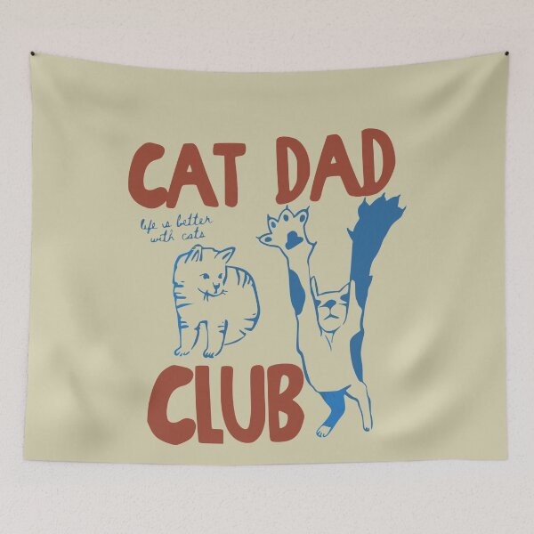 Item preview, Cat Dad Club Life is Better with Cats Father's Day Cat Dad designed and sold by FocusForStars22.