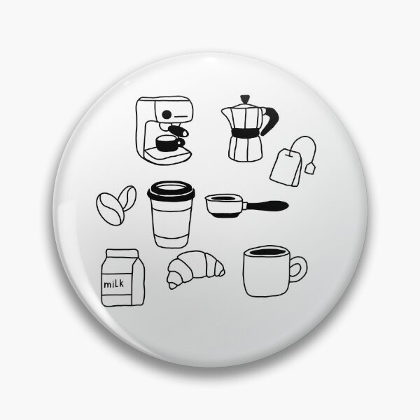 Item preview, Minimalist Coffee & Tea Line Art Icons designed and sold by Viktoriia13.
