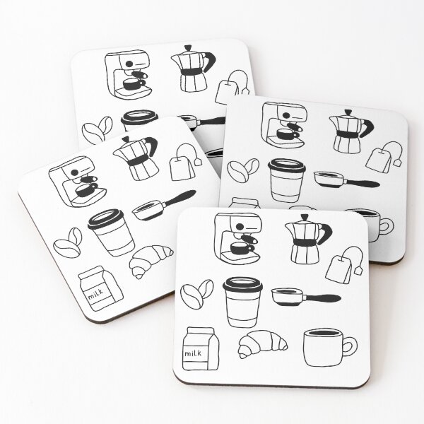 Item preview, Minimalist Coffee & Tea Line Art Icons designed and sold by Viktoriia13.