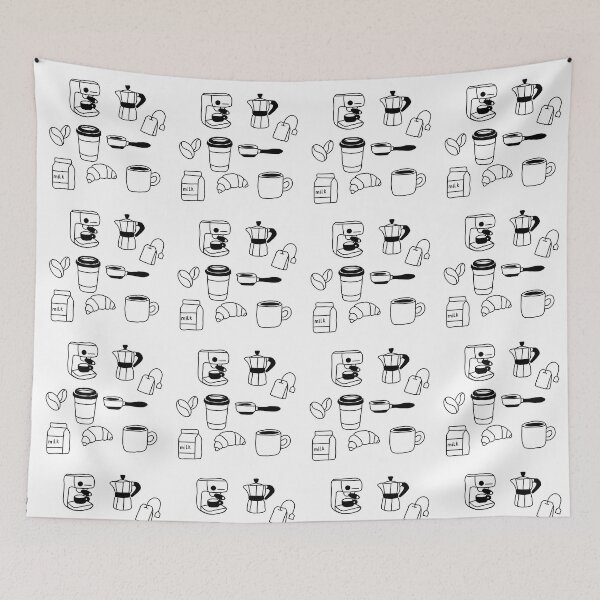 Item preview, Minimalist Coffee & Tea Line Art Icons designed and sold by Viktoriia13.