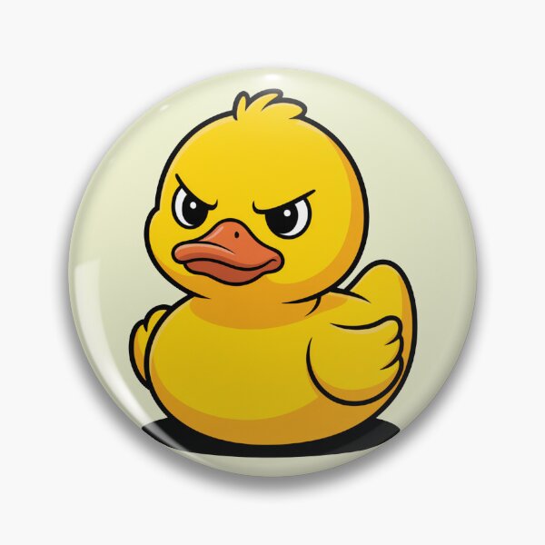 Item preview, Grumpy Rubber Duck Funny Cartoon Design designed and sold by MonkiFlipp.