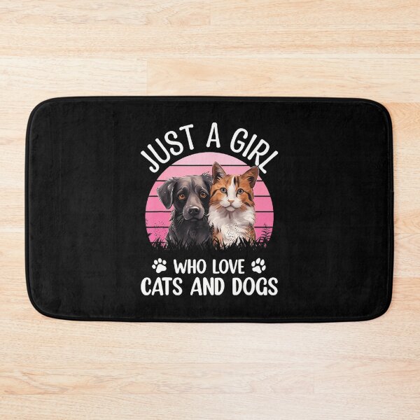 Item preview, Just A Girl Who Loves Cats And Dogs Funny Puppy Lover designed and sold by JuneLisa1.