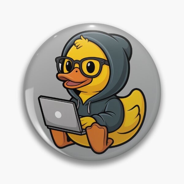 Item preview, Hacker Rubber Duck Coding Geek Design designed and sold by MonkiFlipp.