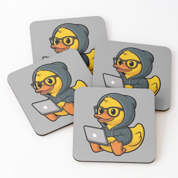 Item preview, Hacker Rubber Duck Coding Geek Design designed and sold by MonkiFlipp.