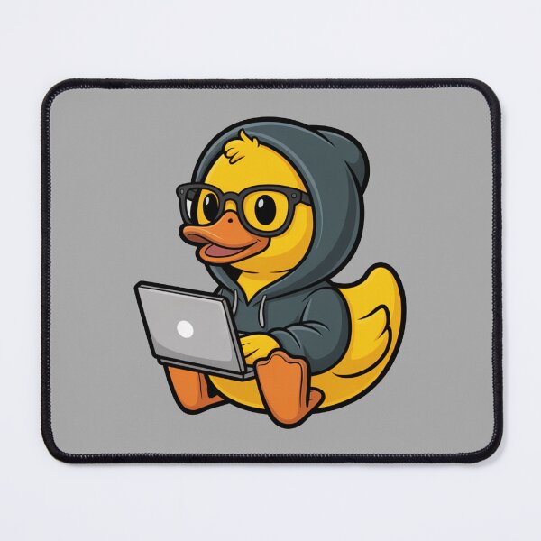 Item preview, Hacker Rubber Duck Coding Geek Design designed and sold by MonkiFlipp.