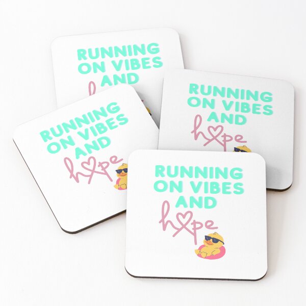 Item preview, Running On Vibes And Hope designed and sold by SloganSauce.