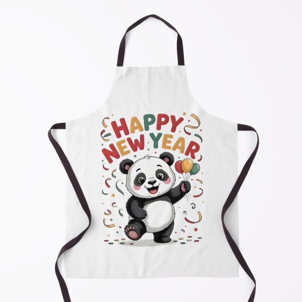Item preview, Happy New Year Panda – Cute Festive Panda Illustration designed and sold by CalmDownZone ⭐️⭐️⭐️⭐️⭐️.