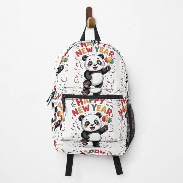 Item preview, Happy New Year Panda – Cute Festive Panda Illustration designed and sold by CalmDownZone ⭐️⭐️⭐️⭐️⭐️.