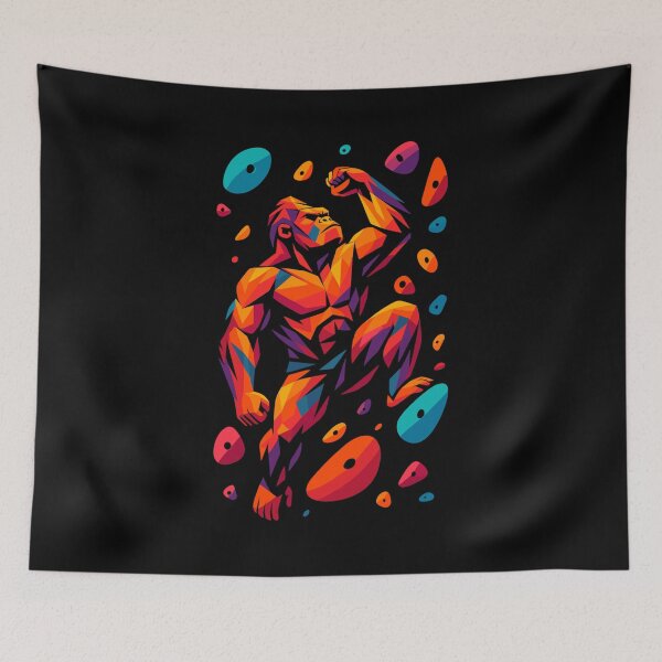 Item preview, Bouldering Climbing Strength Gorilla Silverback Gift designed and sold by Pineapple-Tree.