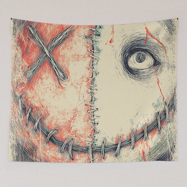 Item preview, Surreal Stitched Horror Face designed and sold by Shoot-The-Moon.