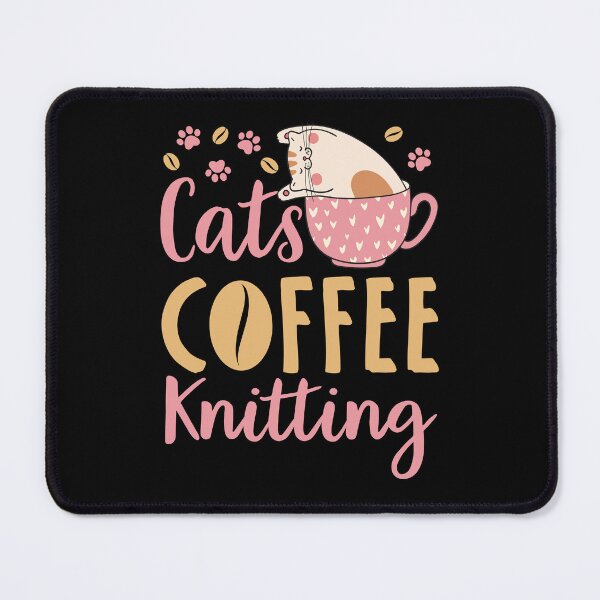 Item preview, Cats Coffee Knitting designed and sold by jaygo.
