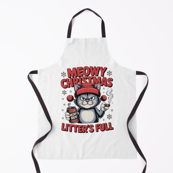 Item preview, Funny Meowy Christmas Cat designed and sold by Imaginarium Design.